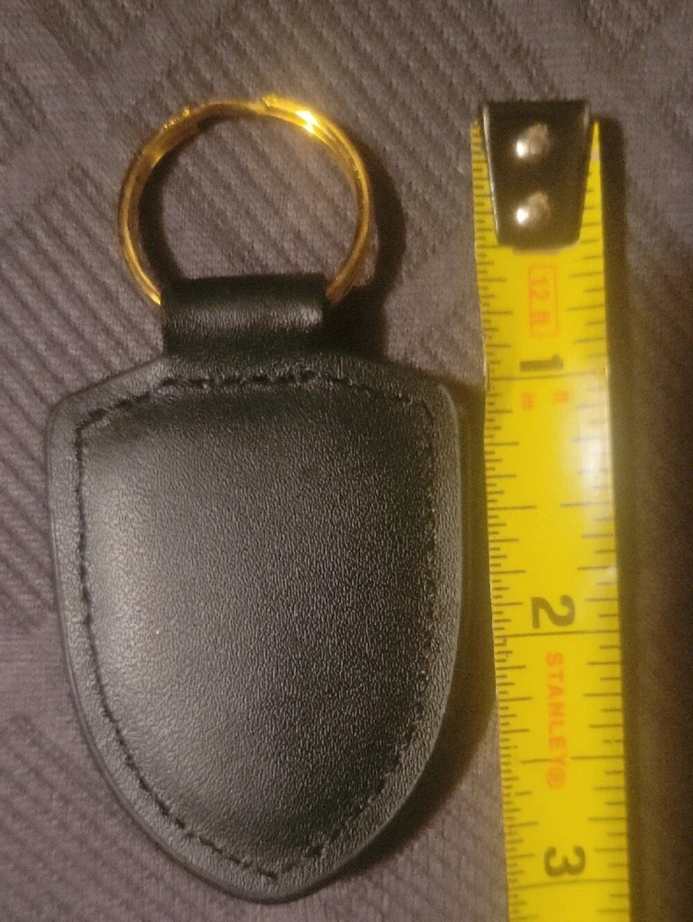 N/A black leather
